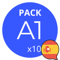 Spanish 10x Lessons Pack A1 (32€/h)
