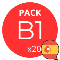 Spanish 20x Lessons Pack B1 (30€/h)