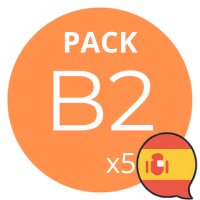 Spanish 5x Lessons Pack B2 (33€/h)